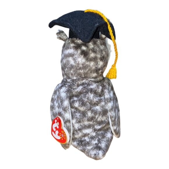 Ty Beanie Baby Graduation Owl Class Of 2001 Plush Toy With Cap & Tassel Collecti - Picture 4 of 10
